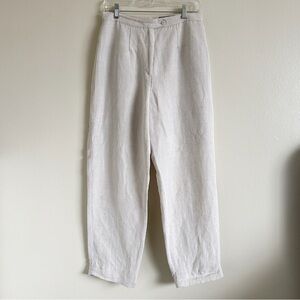 Vintage Herman Geist High-Waistd Linen Pants